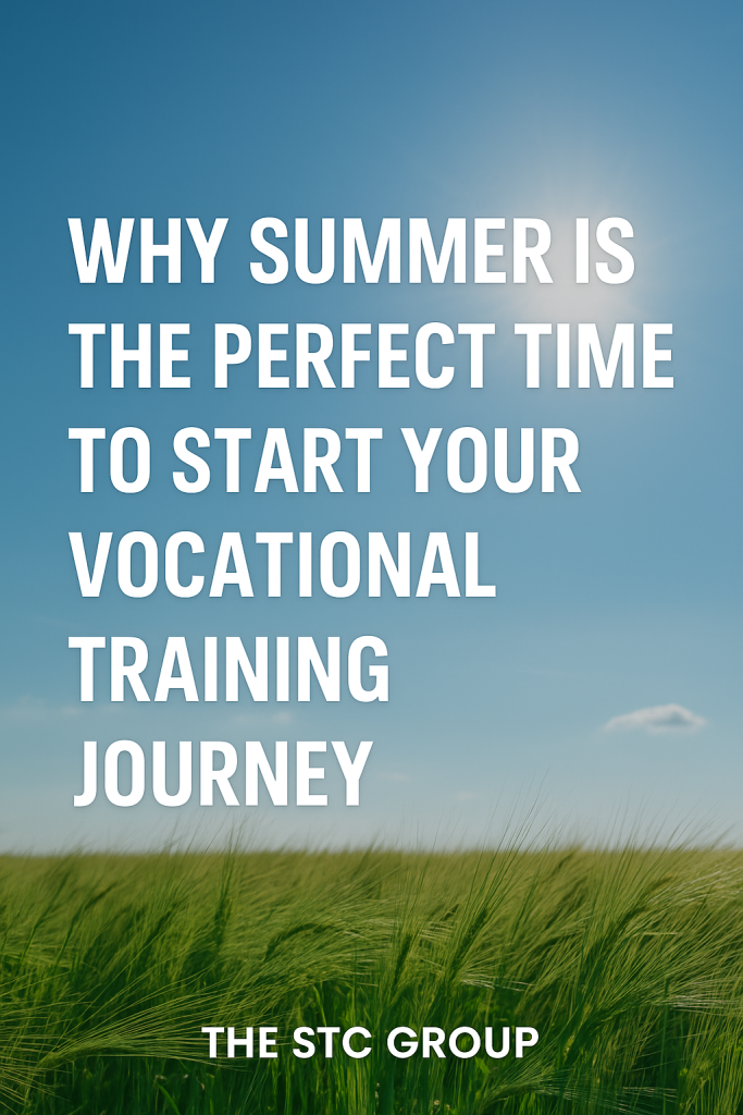 Header image for Why Summer is the perfect time to start your vocational training | The STC Group